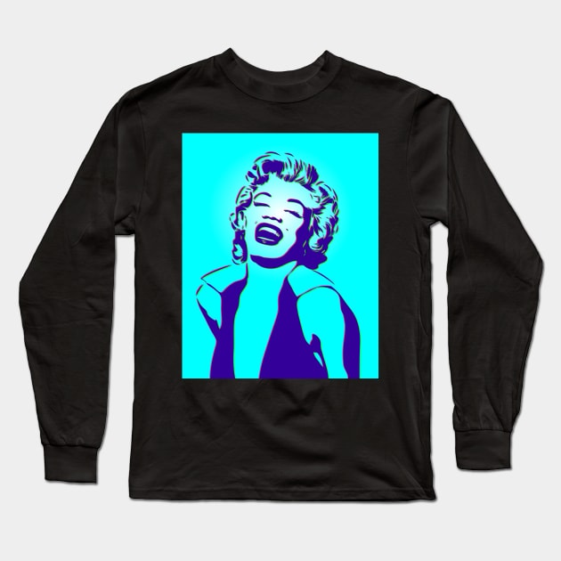 Marilyn Monroe | Pop Art Long Sleeve T-Shirt by williamcuccio